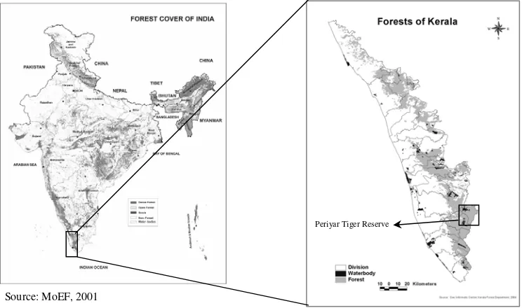 Figure 9.1.  Forests of Kerala  