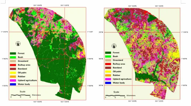 Fig . 15.3. Figure 15.3.  Land-use/land cover of Balairaja Wildlife reserve in 1992