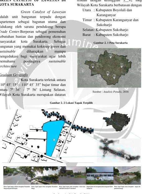 Gambar 2. 1 Peta Surakarta 