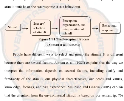 Figure 2.1.1 The Perceptual Process 