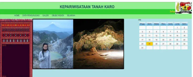 Gambar 4.1 Halaman Utama 