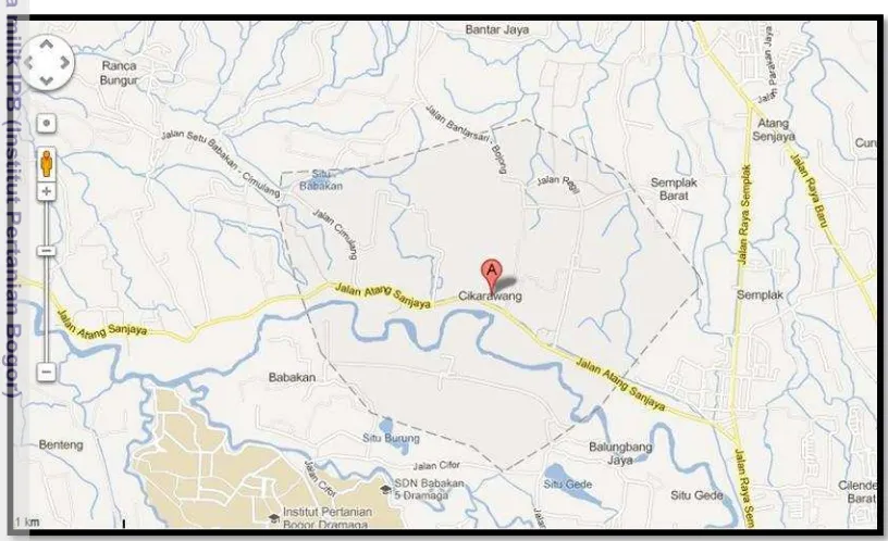 Gambar 4. Peta Desa Cikarawang 