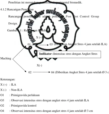 Gambar 4.1 : Rancangan Penelitian 