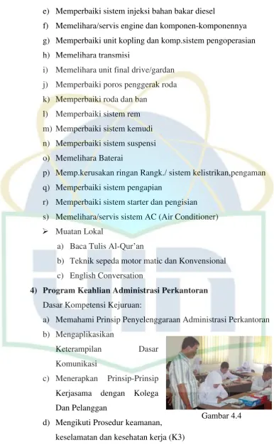 d) Mengikuti Prosedur keamanan, Gambar 4.4 