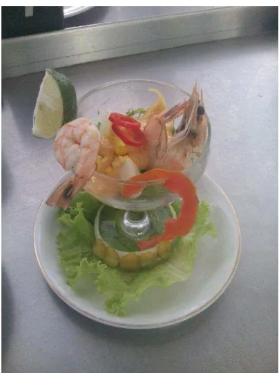 Gambar 5. Hasil Praktikum : Shrimp Cocktail   