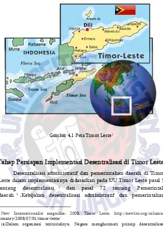 Gambar 4.1 Peta Timor Leste1 