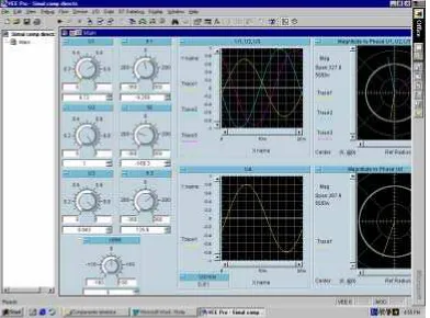 Figure 5. The simulator interface of direct components 