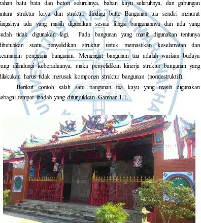 Gambar 1.1 Vihara Satya Budhi (Jl. Kelenteng 10/23A, Bandung) 