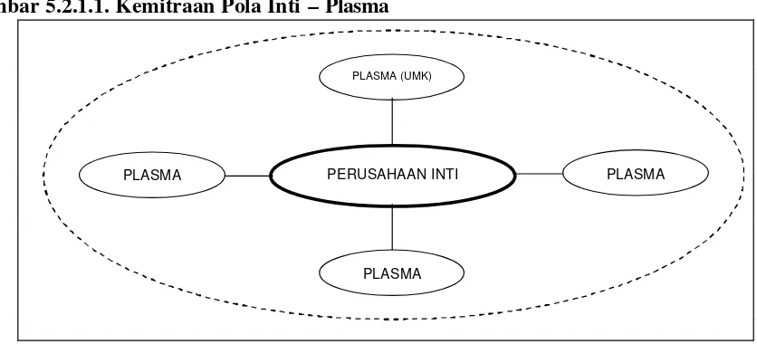 Gambar 5.2.1.1. Kemitraan Pola Inti – Plasma 