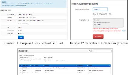 Gambar 12. Tampilan EO - Withdraw (Pencairan Dana) 