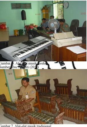 Gambar.7. Alat-alat musik tradisional  Sumber: Doc. Peneliti (2012). 