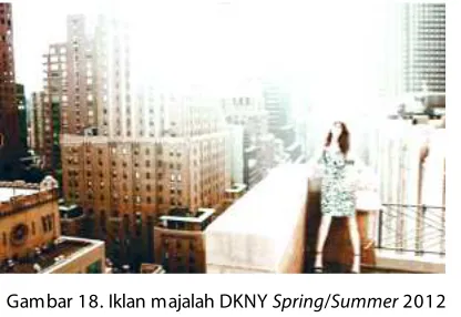 Gambar 18. Iklan majalah DKNY Spring/Summer 2012 