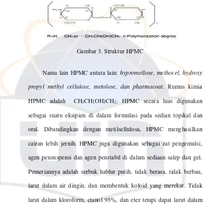 Gambar 4. Struktur Na CMC 