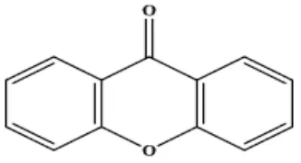 Figure 1.Structure of xanthone. 