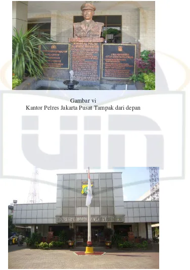 Gambar vi Kantor Pelres Jakarta Pusat Tampak dari depan 