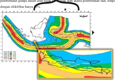 Gambar 2.5 Respons spektrum gempa rencana untuk zona gempa 3 dan 4 (SNI 03-1726-2002)  