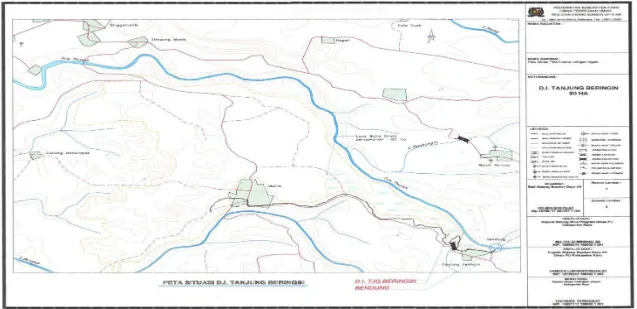 Gambar 2.4 Peta Situasi D.I Tanjung Beringin 