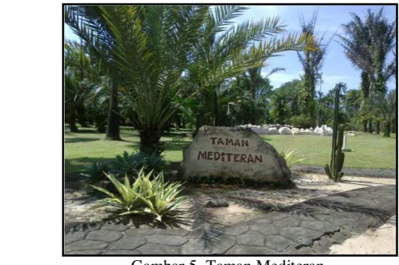 Gambar 5. Taman Mediteran 