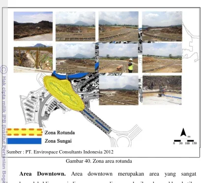 Gambar 40. Zona area rotunda 