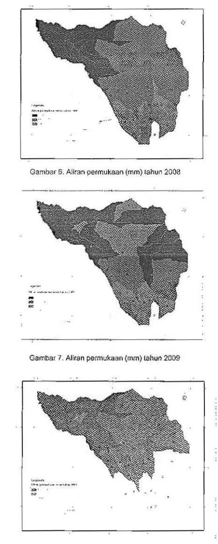 Gambar 6. A1iran permukaan (rnm) lahul1 2008 