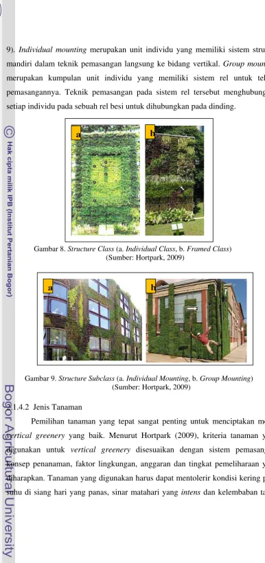 Gambar 8. Structure Class (a. Individual Class, b. Framed Class) 