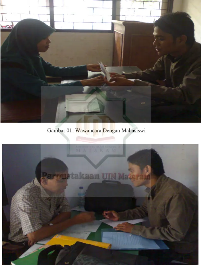 Gambar 02: Proses Wawancara Dengan Dosen 