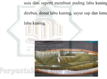 Gambar 1.2  Hasil Olahan dari Labu Kuning/Ndisi 