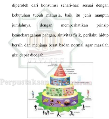 Gambar 1.1 Pedoman gizi seimbang 