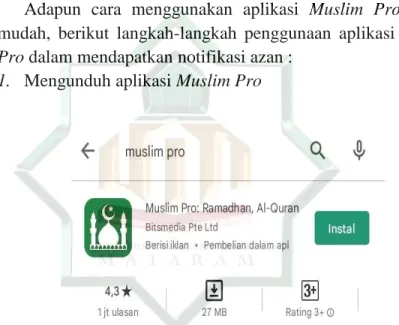 Gambar 2.3 Aplikasi Muslim Pro 