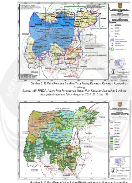 Gambar 3. 12 Peta Rencana Struktur Tata Ruang Kawasan Kawasan Agropolitan 