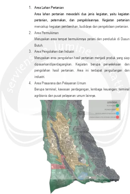 Gambar 6. 2 Penerapan Konsep Sistem Wilayah Dusun Butuh Sumber : Analisis penulis, 2016 