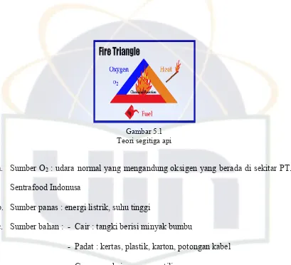 Gambar 5.1 Teori segitiga api 