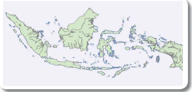 Gambar 5. Sebaran Terumbu Karang di Indonesia