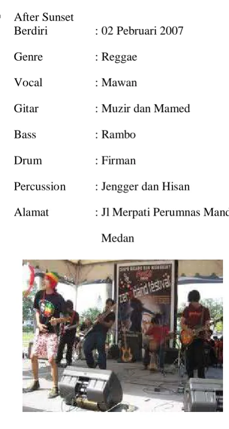 Gambar 17. Personil After Sunset 