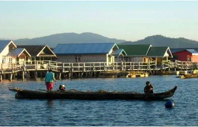 Gambar 9. Perumahan Suku Bajo di Gorontalo 