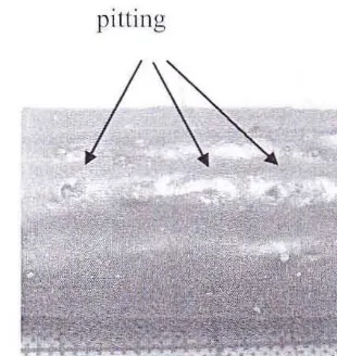 Figure 8: Pitting in fruits stored at SoC