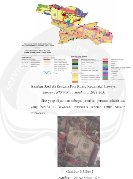 Gambar 3.Gambar 3.6.6.Peta Rencana Pola Ruang Kecamatan LaweyanPeta Rencana Pola RuangKecamatan Laweeyayan