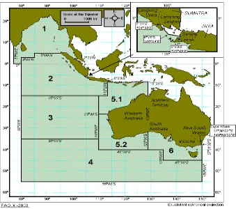 Gambar 7.  Peta Area 57 Samudera Hindia (FAO, 2003) 