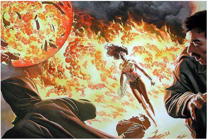 Gambar 1.3 Karya Alex Ross Untuk Wonder Woman (Sumber: httpwww.alexrossart.coma) 