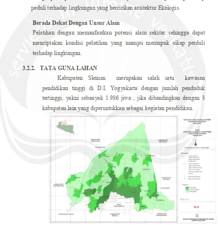 Gambar 3.2.2-1 Peta Rencana Kawasan Perkotaan Kabupaten Sleman Sumber : Rencana Tata Ruang Wilayah Kabupaten Sleman 2005-2014 