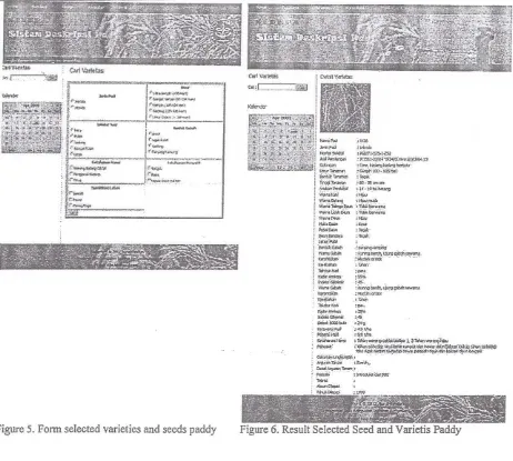 Figure 5. Form selected varieties and seeds paddy