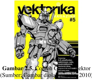 Gambar 2.4. Contoh Gambar Bitmap 