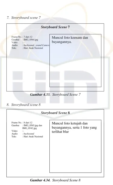 Gambar 4.34.  Storyboard Scene 8 