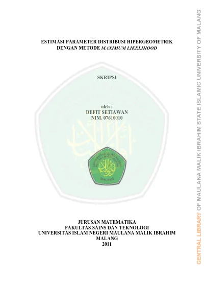 TAP.COM - 07610010 PENDAHULUAN - ETHESES OF MAULANA MALIK IBRAHIM STATE ...