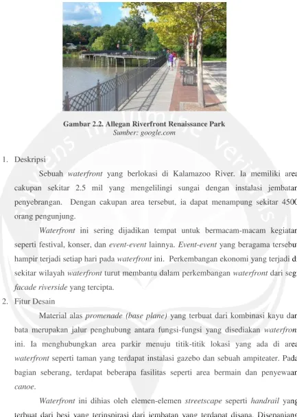 Gambar 2.2. Allegan Riverfront Renaissance Park 