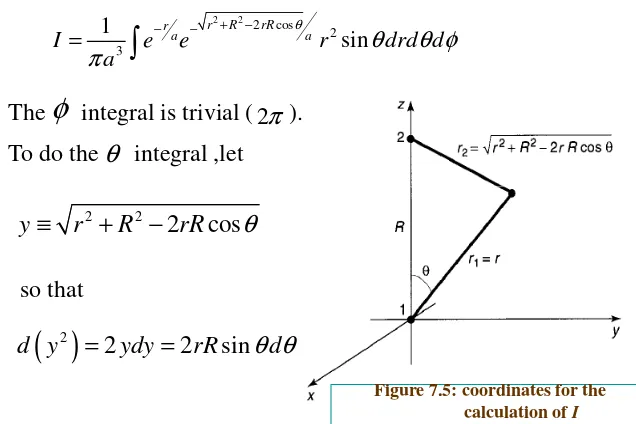 Figure 7.5: coordinates for the  