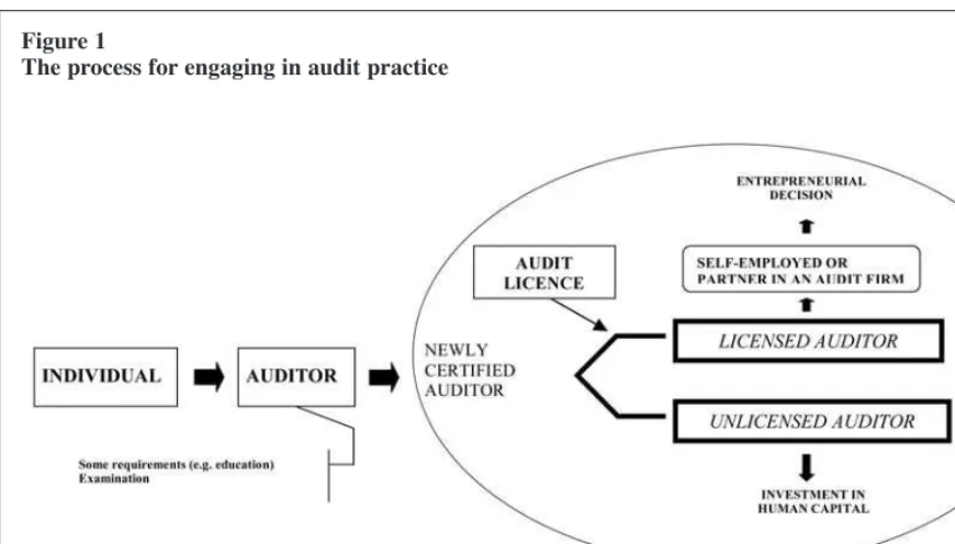 Figure 1The process for engaging in audit practice