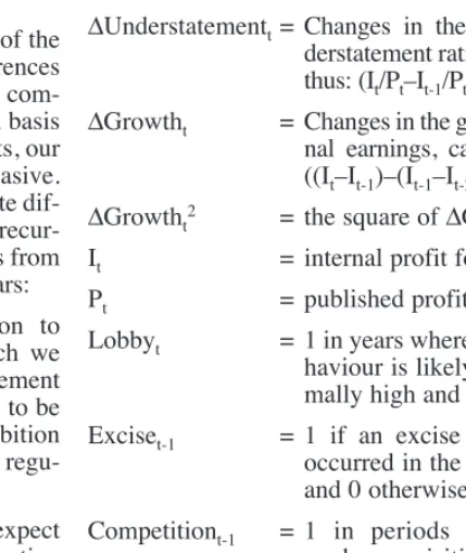 Table 3 that we can attribute to particular years: 