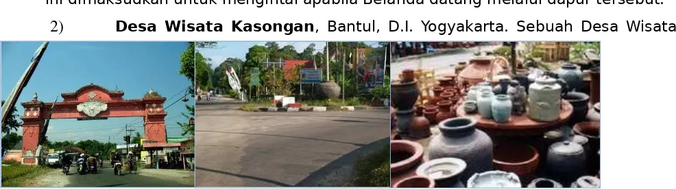 Gambar III. 2   Desa Wisata KasonganKerajinan.