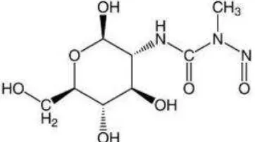 Gambar 2. Struktur kimia streptozotocin  